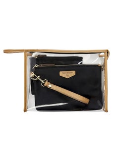 TWELVElittle TWELVElittle - 3-In-1 Travel Organiser Pouch Set Black  - Image 1