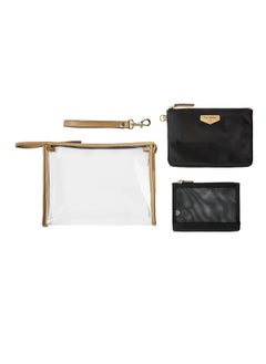 TWELVElittle TWELVElittle - 3-In-1 Travel Organiser Pouch Set Black  - Image 2