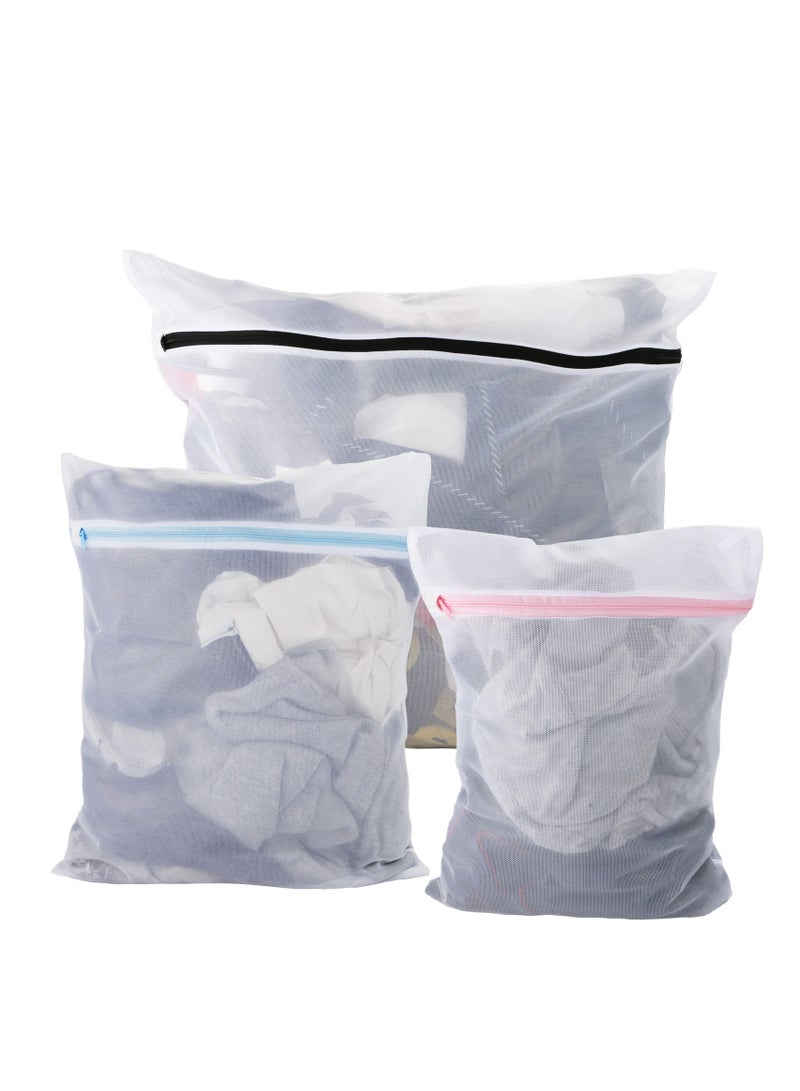 5 Pack-Mesh Wash Bags for Washing Machine, Bras, Socks, Bath Towels, Bed Sheet, Bedcover, Toys, Travel Organizing - Image 2