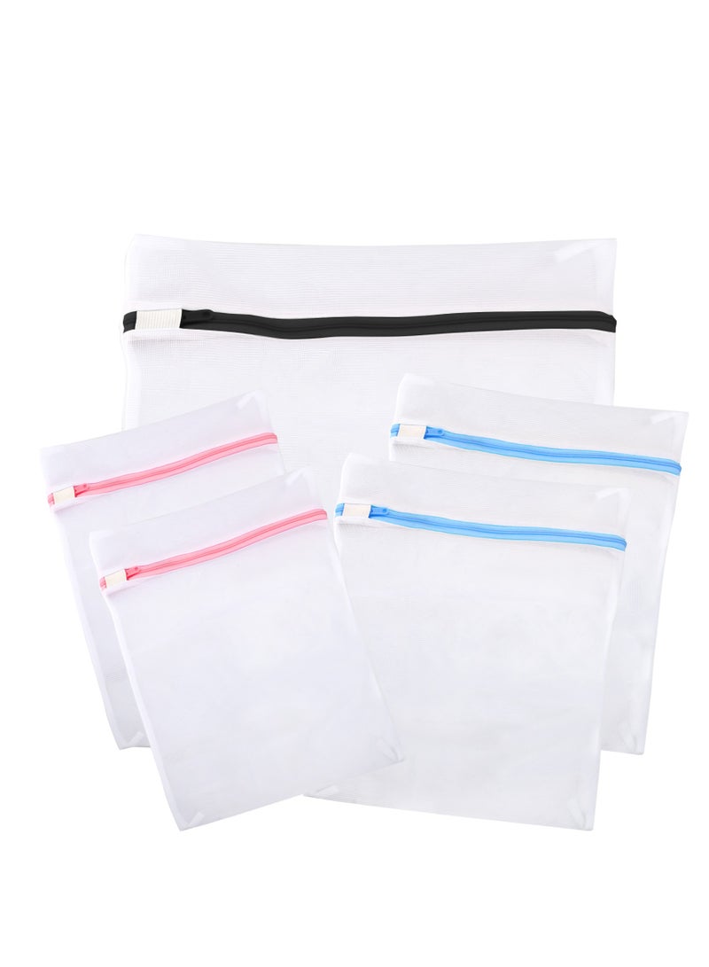 5 Pack-Mesh Wash Bags for Washing Machine, Bras, Socks, Bath Towels, Bed Sheet, Bedcover, Toys, Travel Organizing - Image 1