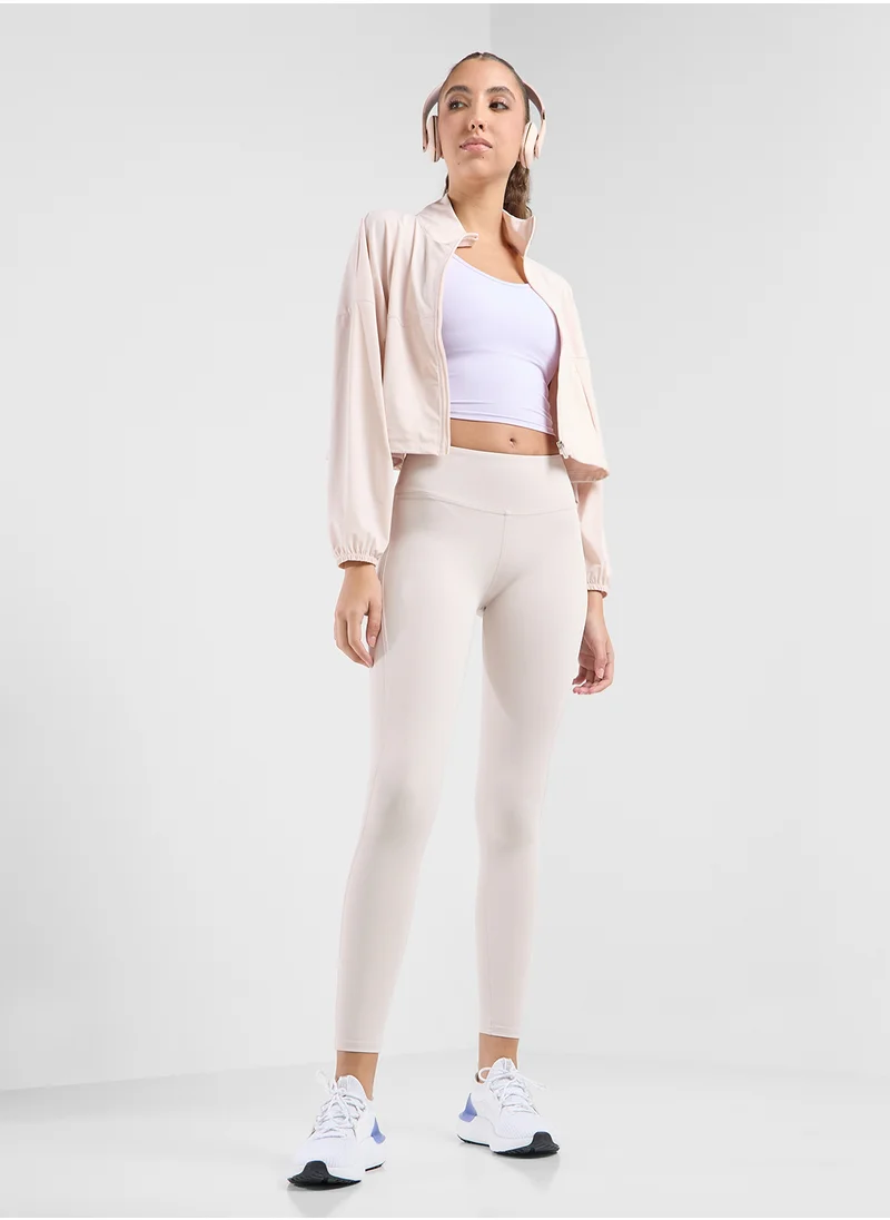 FRWD Cropped High Neck Zip Up Jacket