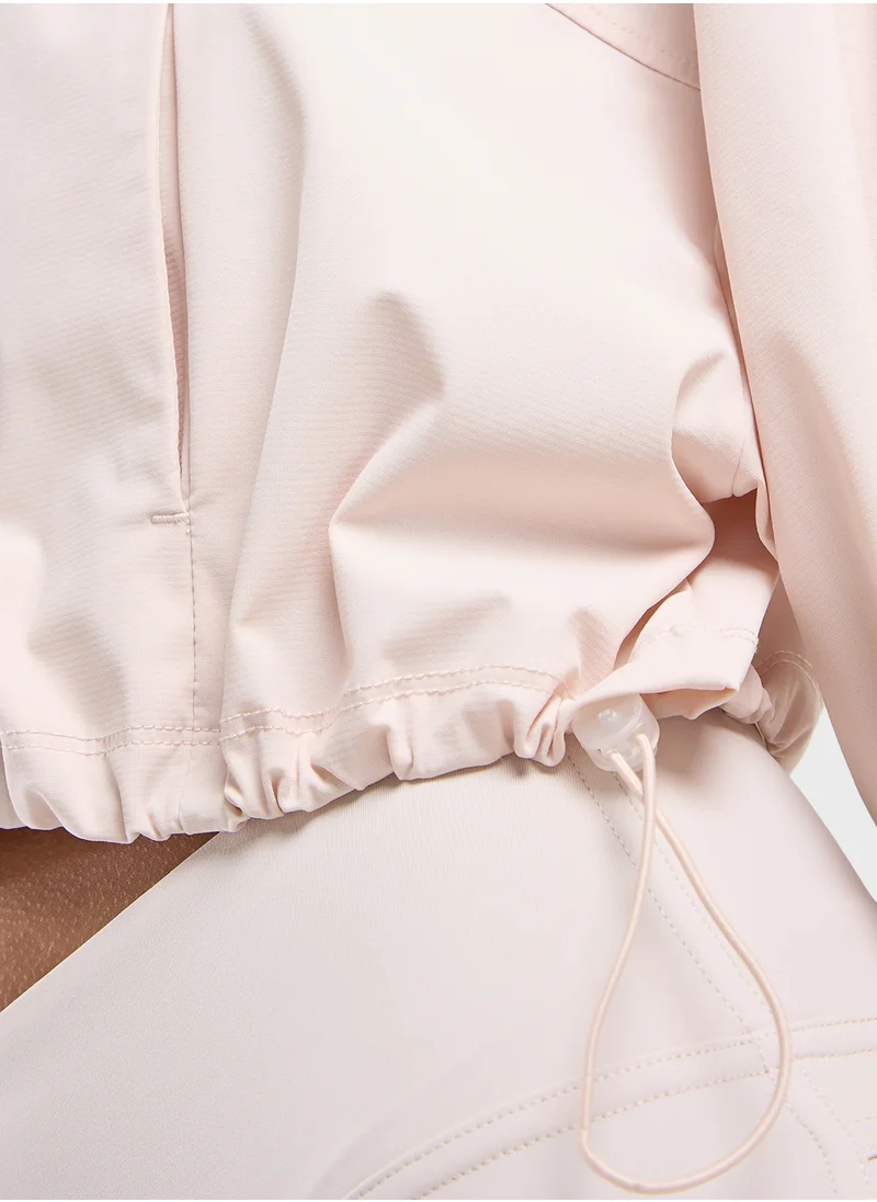 FRWD Cropped High Neck Zip Up Jacket