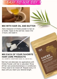 Sevich Naturals Chebe Powder 100 grams Dye Free Natural African Chebe Powder Hair Mask Enhanced Hair Growth and Strength Long Moisturized Hair For Men & Women Super Hydrating Powder  - Image 5