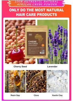 Sevich Naturals Chebe Powder 100 grams Dye Free Natural African Chebe Powder Hair Mask Enhanced Hair Growth and Strength Long Moisturized Hair For Men & Women Super Hydrating Powder  - Image 4