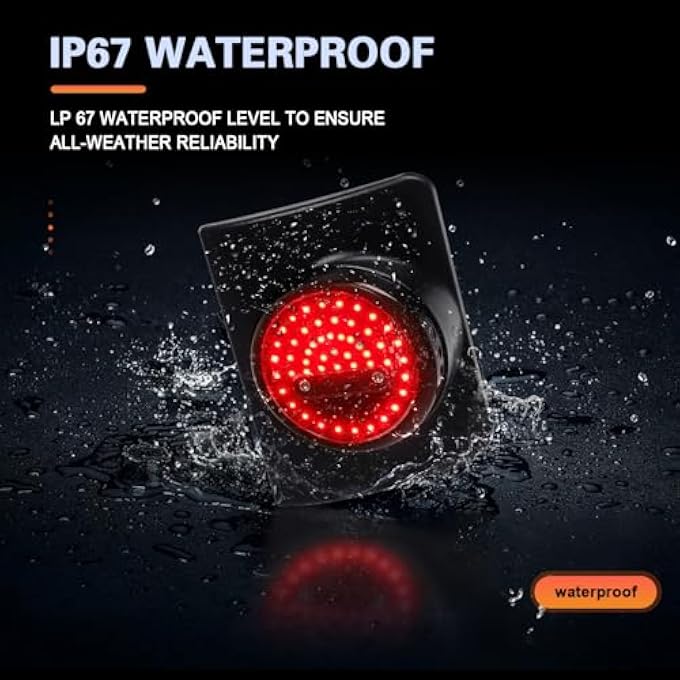 Unity Led Round Tail Light Brake Light Turn Signal Reverse Light For Jeep Wrangler Unlimited Jk 4 Door Led Taillight2 Pcs - Image 3