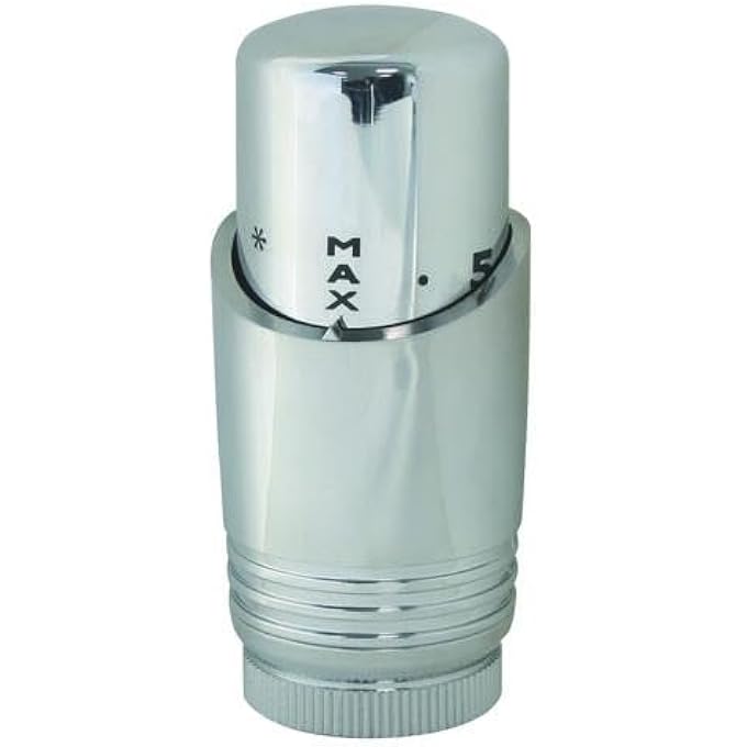 , 601522802 THERMOSTATIC HEAD M30 X 1.5 CHROME DESIGN FOR TOWEL RADIATOR OR DESIGNER RADIATOR, MODERN DESIGN, LIQUID EXPANSION, CONNECTION WITH A THREAD OF M 30 X 1.5 - Image 2