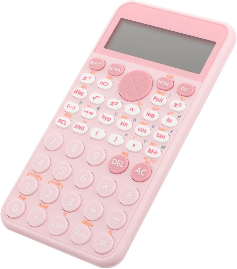 Pink Portable Scientific Calculator For College Students Office And Study Functions - Image 1