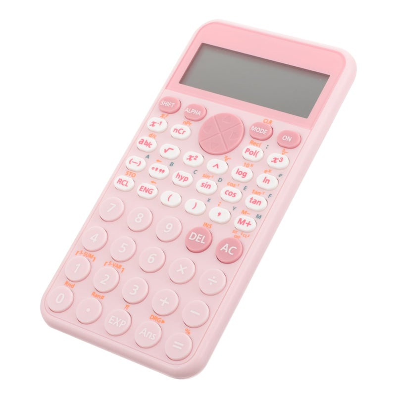 Pink Portable Scientific Calculator For College Students Office And Study Functions - Image 2