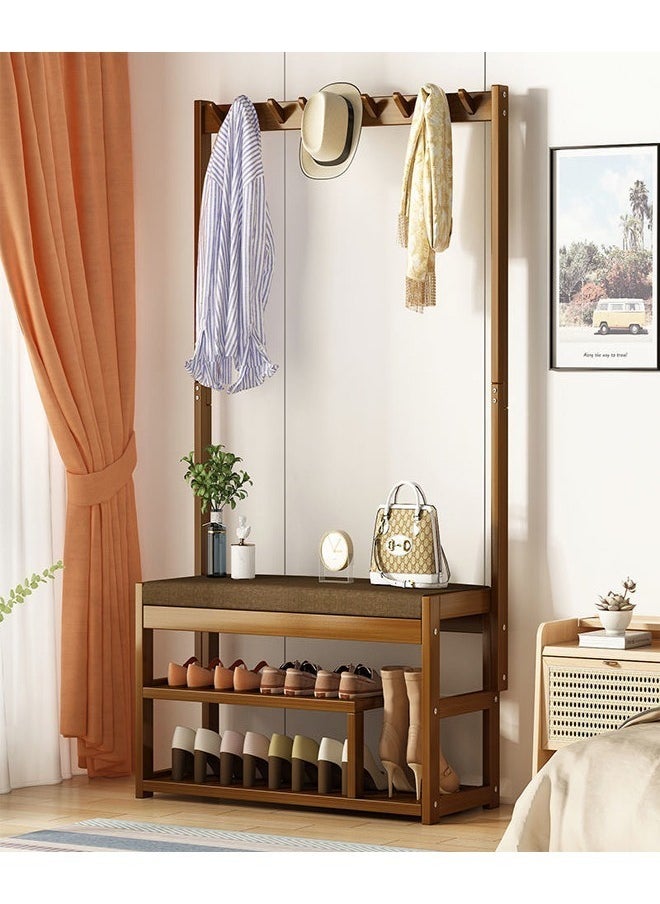 Modern Design Shoe and Clothes Rack with Holding Hooks 97 x 29 x 168 cm