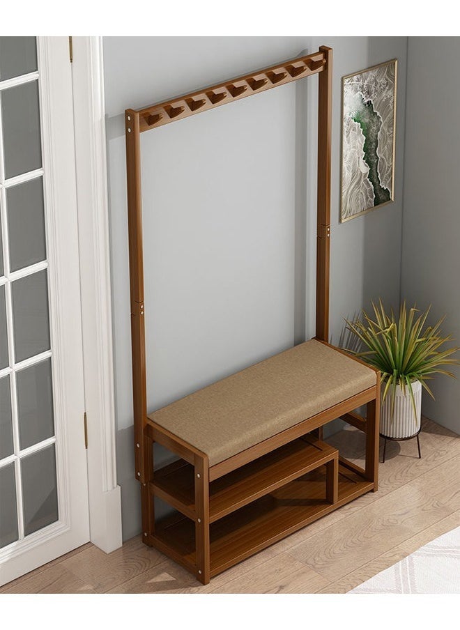Modern Design Shoe and Clothes Rack with Holding Hooks 97 x 29 x 168 cm