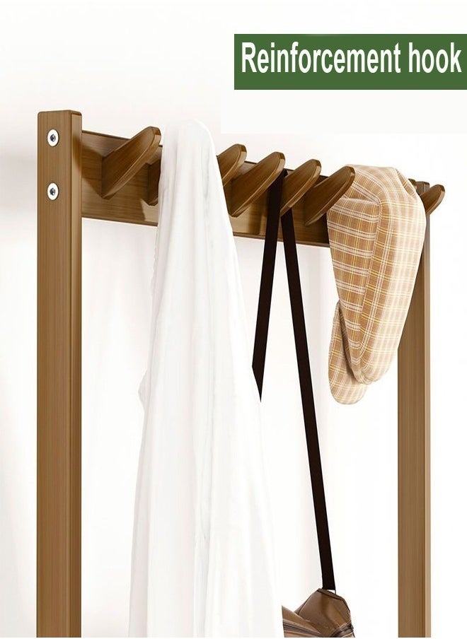 Modern Design Shoe and Clothes Rack with Holding Hooks 97 x 29 x 168 cm