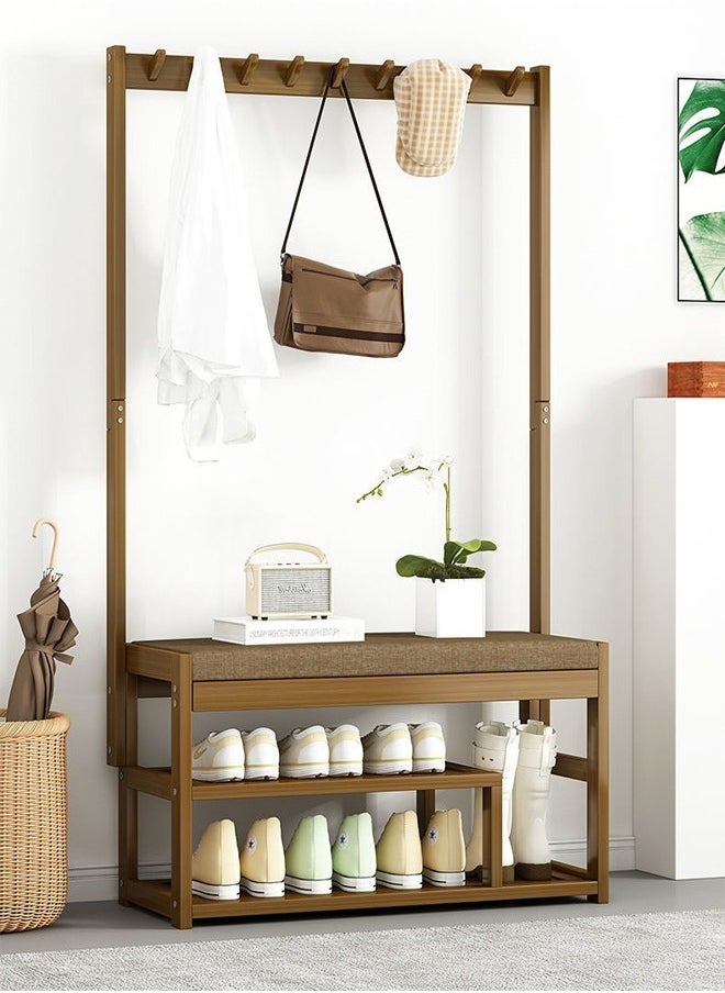 Modern Design Shoe and Clothes Rack with Holding Hooks 97 x 29 x 168 cm