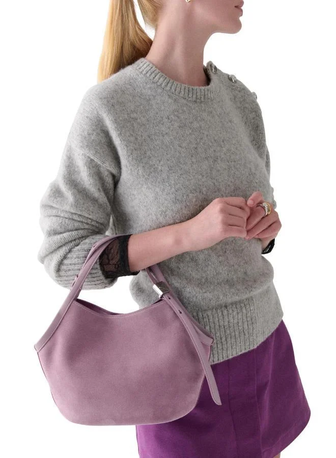 Kate Spade Deco Suede Small Tulip Tote Bag