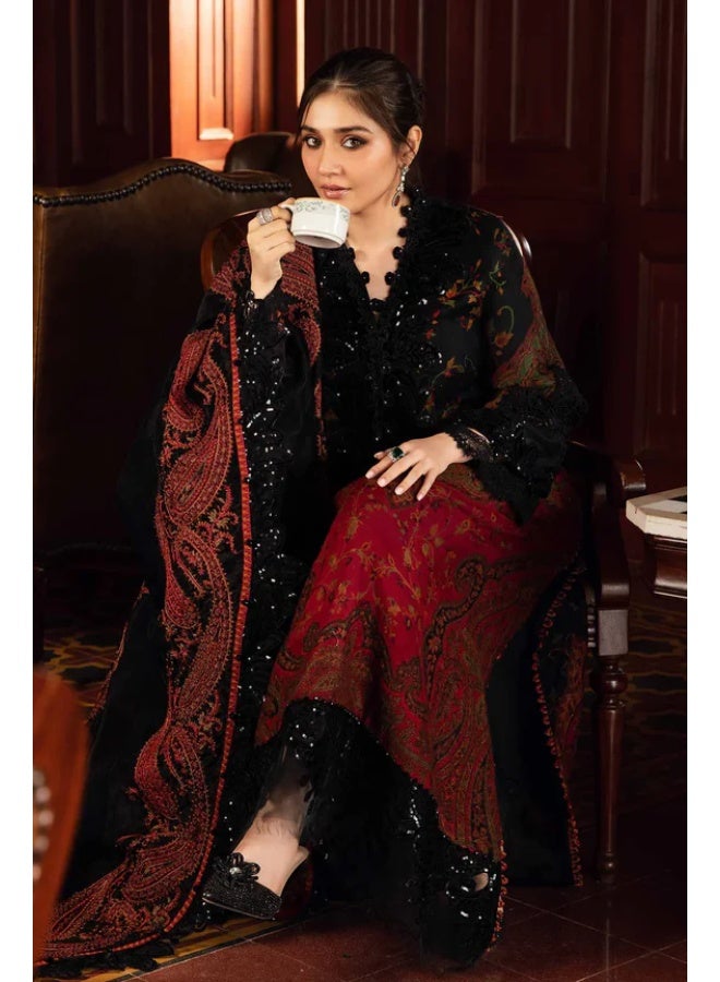 Embroidered Lawn Dress Unstitched MBS-W25-04 - Image 2