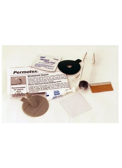 Permatex Permatex 09103 Automotive Windshield Repair Kit For Chipped And Cracked Windshields. Permanent Air-Tight Repairs, With Repair Syringe & Plunger, 9-piece Kit  - Image 2