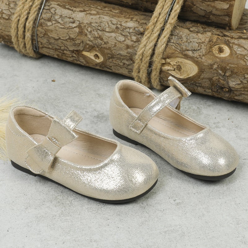 Girls' Princess Shoes 2026 New Style Single Shoes Children'S Velcro Soft-Soled Baby Toddler Girls' - Image 4