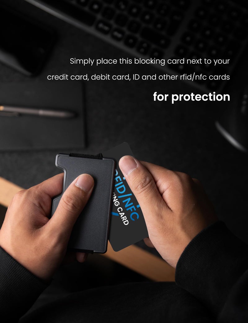 WHonor RFID Blocking Card 6 Pack, Bank Debit Credit Card Protector, Anti-Theft Contactless NFC Blocker, Entire Wallet Protection - Image 5