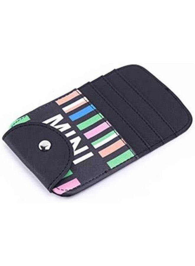klarako Car Interior Card Clip Sunglasses Visor Glasses Card Storage Package Holder Case Bag for Cooper ONE S Clubman F54 F55 R55 R56 R57 R60 F60 Countryman