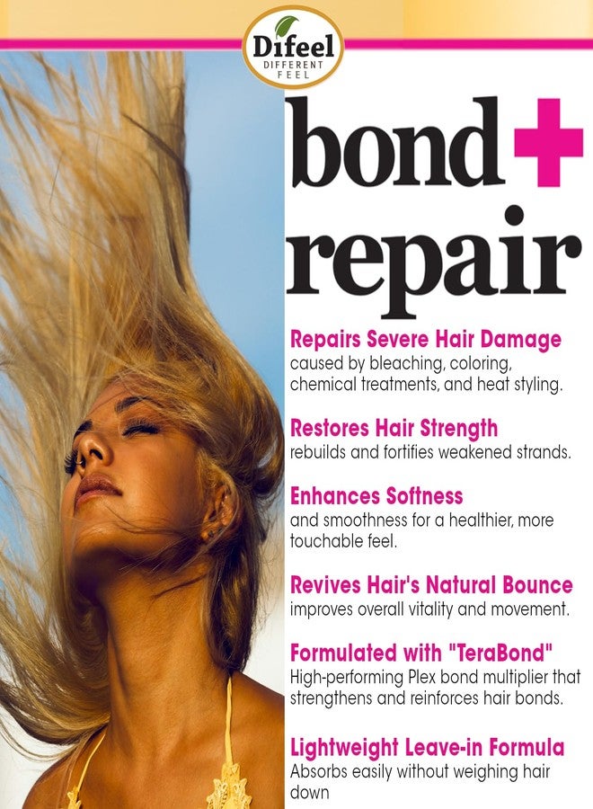 Difeel Bond & Repair Leave in Hair Treatment for Severely Damaged Hair 6 oz. - Deep Bond Hair Treatment, Bond Rebuilder for Hair Repair - Image 5