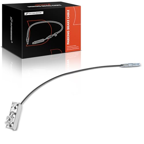 A-Premium Intermediate Side Parking Brake Cable Assembly Compatible with Chevrolet and GMC Models: Silverado 1500 1999-2004, Sierra 1500 2000-2004 - Replace # 15703315 - Image 1