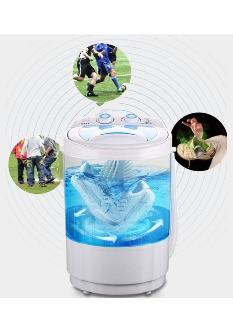 ELTRAZONE - Portable Electrical Small Household Shoe Washing Machine Sanitizer 360° Cleaning 10 Minutes Fast Wash with Safe Material Artifact Brush - Image 1