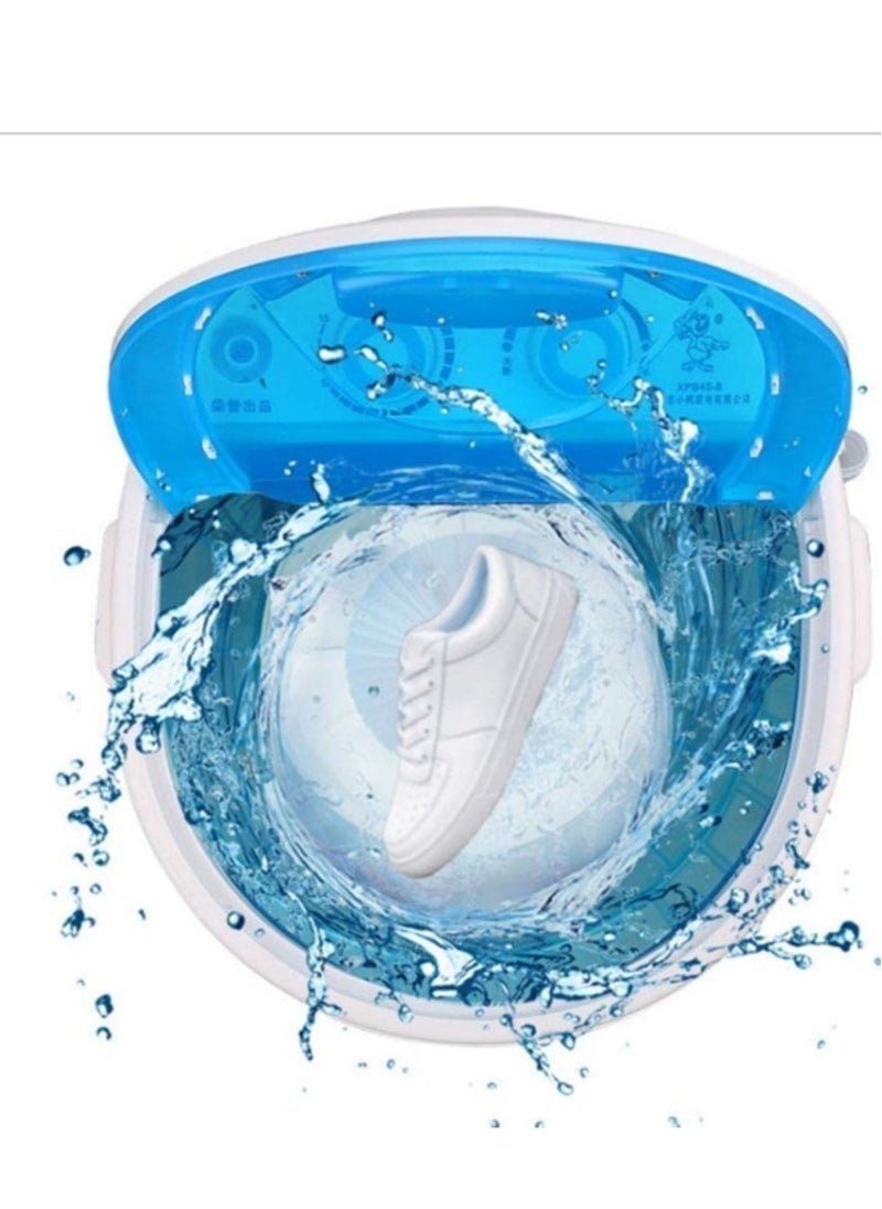 ELTRAZONE - Portable Electrical Small Household Shoe Washing Machine Sanitizer 360° Cleaning 10 Minutes Fast Wash with Safe Material Artifact Brush - Image 1