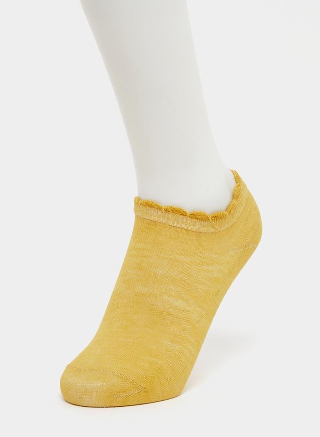 Styli Set of 10 - Scallop Edge Ankle Socks  - Image 2