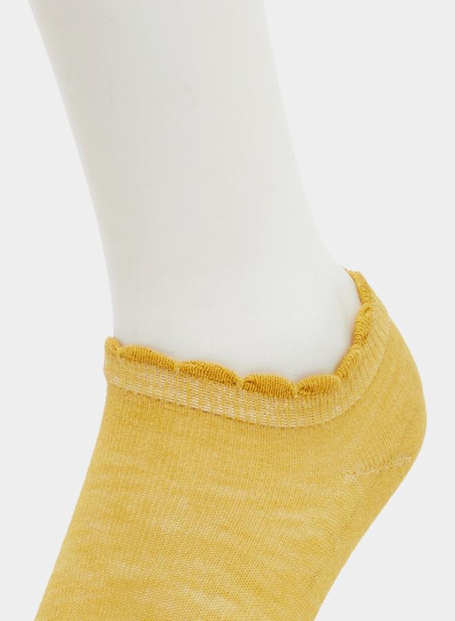 Styli Set of 10 - Scallop Edge Ankle Socks  - Image 3