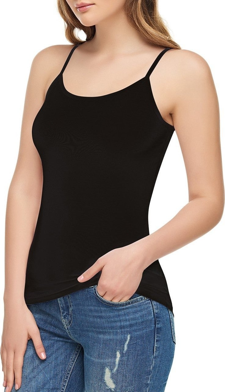 Tutku Elit Passion Elite 2001 Modal Elastane Women's Rope Suspender Undershirt  - Image 1