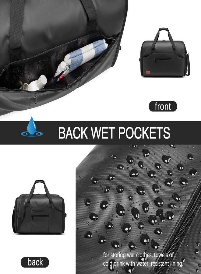 Moulyan Garment Bags for Travel,45L Carry on Convertible Garment Duffle bag for Men Women - 3 in 1 Hanging Suit Travel Bag with Shoulder Strap - Image 5