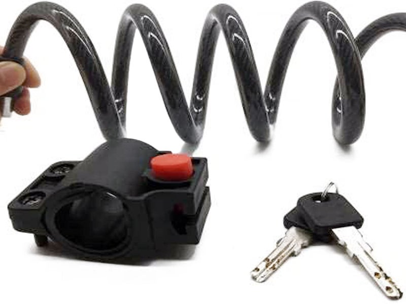 Prokick Multipurpose Heavy Duty Bicycle/Bike/Helmet Lock with Keys - Image 2