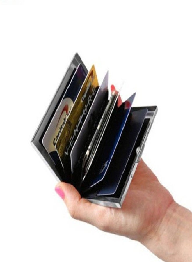 Venture Unisex RFID Secure Stainless Steel Card Holder - Set of 1 - Image 4
