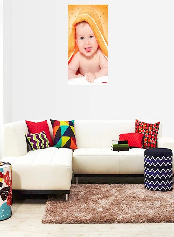 Rangoli New Born Baby Wall Sticker 12x18 Inch Self Adhesive Poster for Baby Room & Home Decoration. Design-2 - Image 2