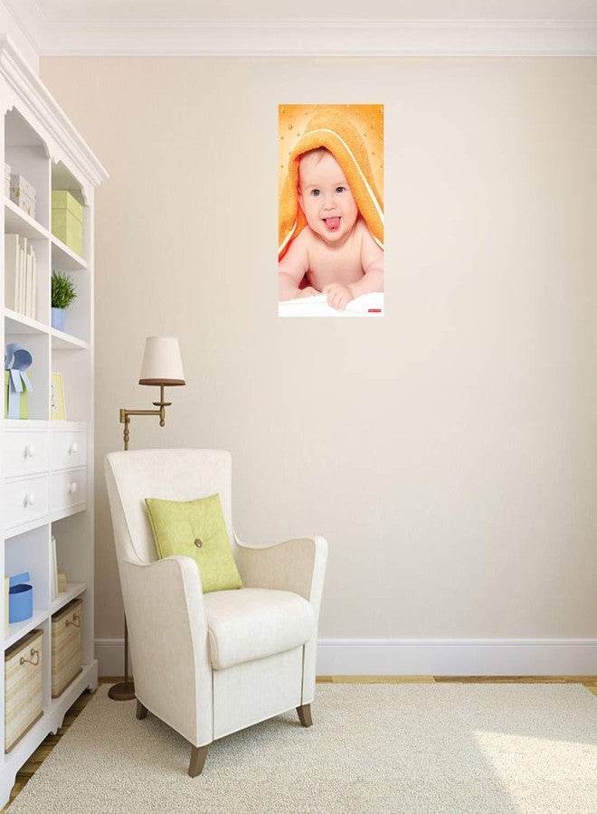 Rangoli New Born Baby Wall Sticker 12x18 Inch Self Adhesive Poster for Baby Room & Home Decoration. Design-2 - Image 4