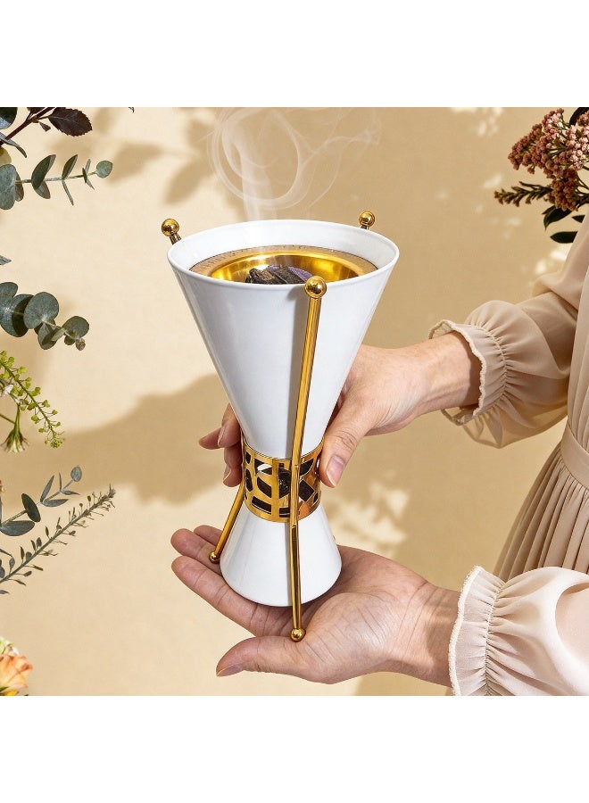general Incense Burner for Indoor Use Cone & Stick Incense Holder Aromatherapy Censer for Home Decoration - Image 1