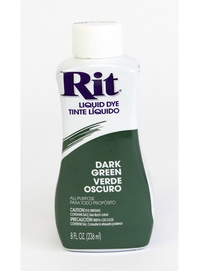 RIT Dye Liquid Dye, 8 fl oz, Dark Green, 24-Pack - Image 1