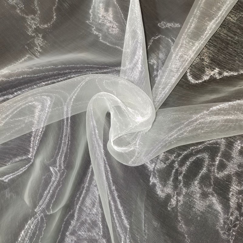 Ribbon Gauze Glass Sheets For Wedding Shower Decor Precut Bouquet Garland DIY Craft Gift Wrapping Flower Mesh Fabric Bleach Color 157.48x59.06 Inch - Image 4