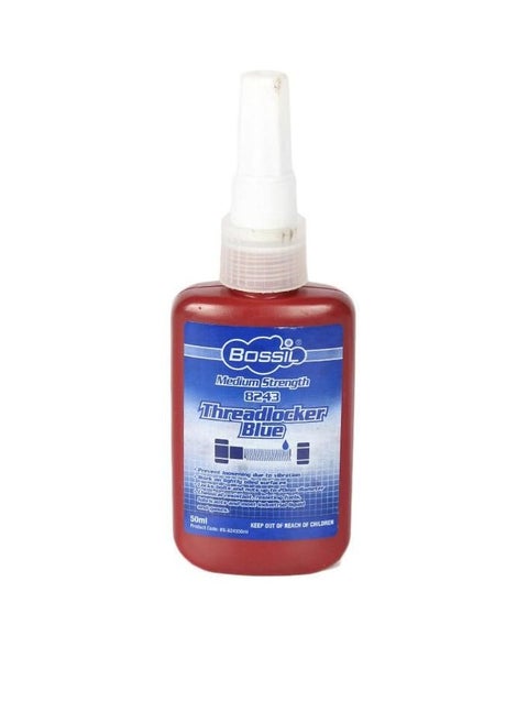 Threadlocker Medium Strength Blue 50ml VT-8243 Bossil