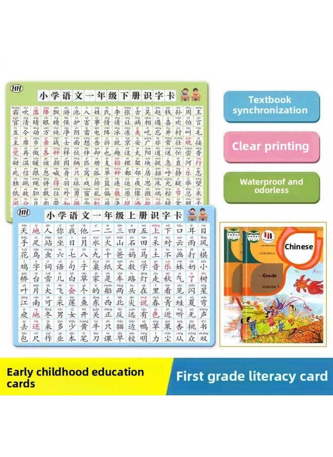 Generic - First Grade Chinese Pinyin Alphabet Card Sound Mother Rhyme Whole Reading Sound Chemical Element Periodic Table Letter Table-Color:3 Zhang] Chinese Pinyin For Grade 2 Of Primary School - Image 1