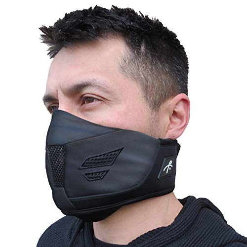 Grace Folly Neoprene Winter Half Face Mask- Ski, Snowboarding, Motorcycle. with Air Vents (Black) - Image 5