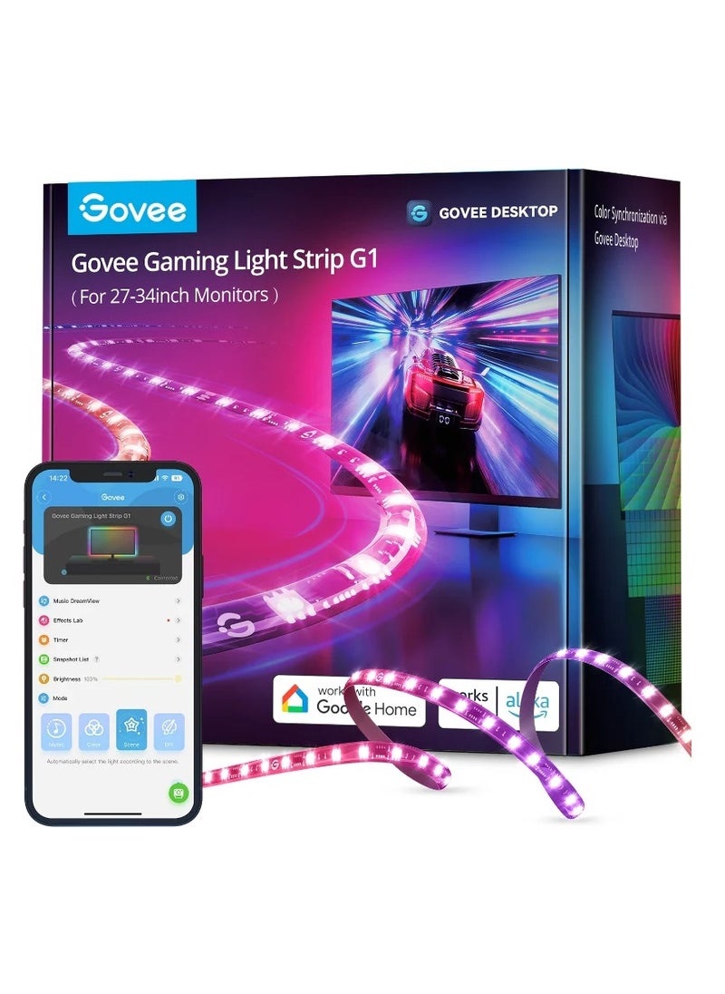 Govee Gaming Light Strip G1 Light 27-34 inch TV Monitor Backlight  - Image 1