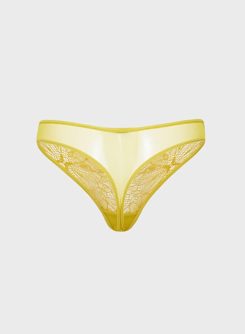 La Senza Lace Detail Thong
