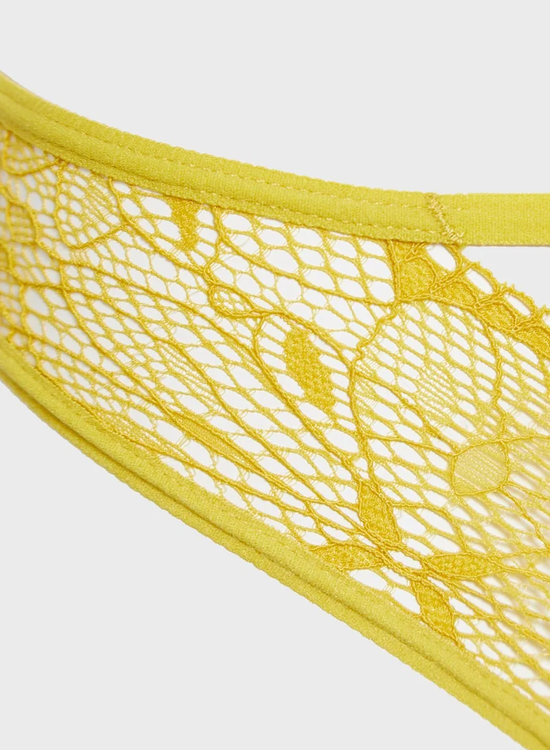 La Senza Lace Detail Thong