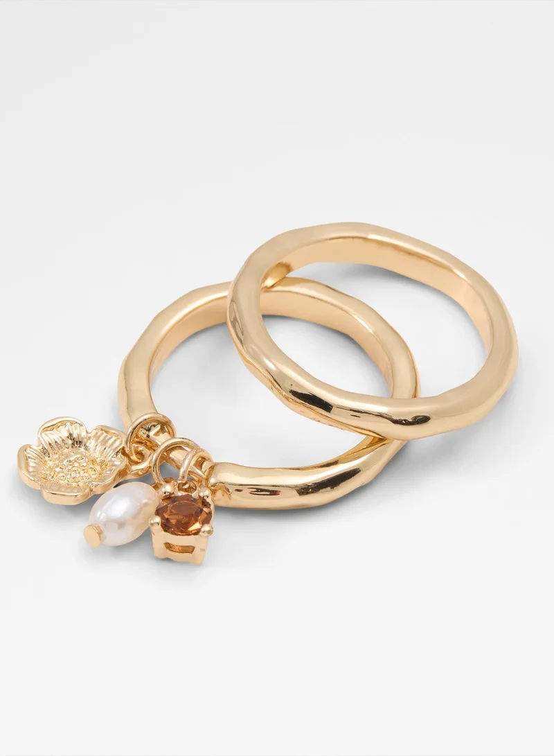 الدو LAUFRAY 2-Pack Embellished Rings