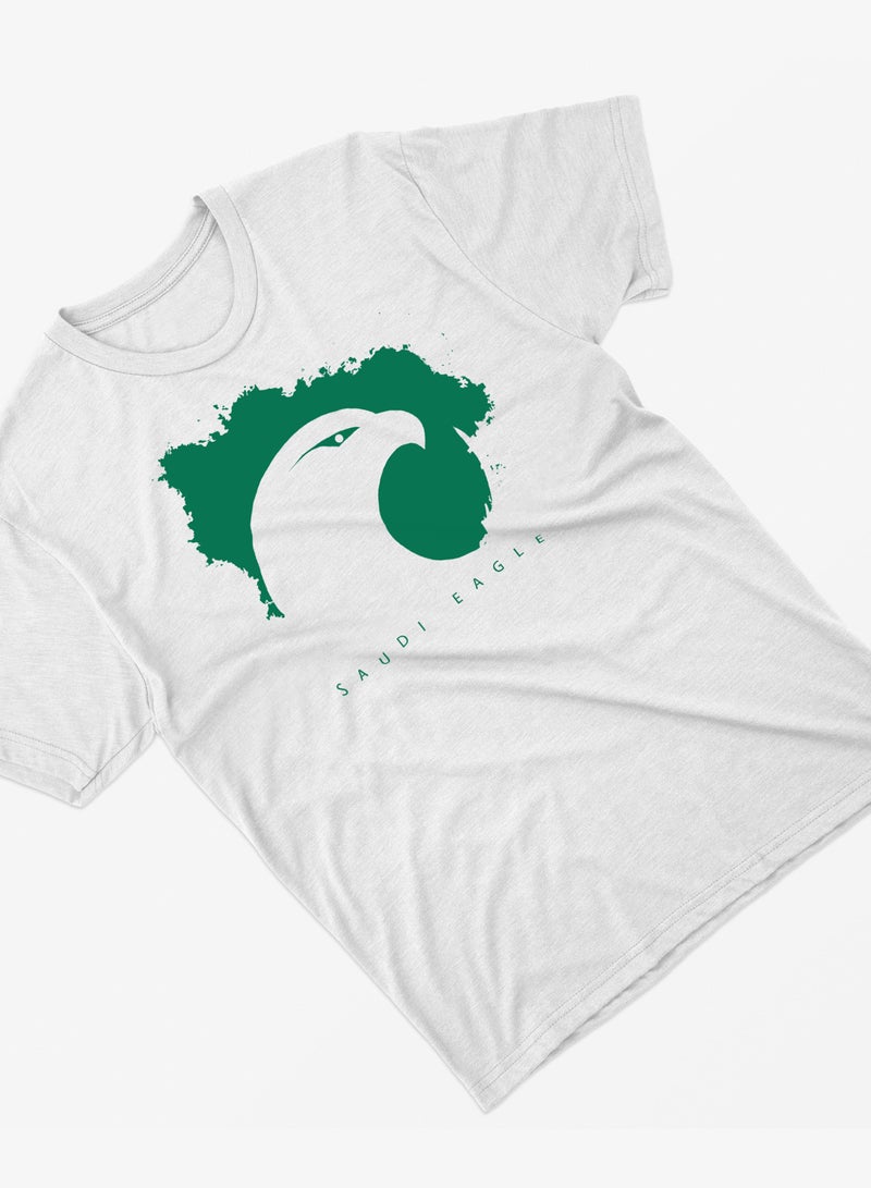 Fashion World Cotton T-shirt Printed with High-quality Saudi national team - Image 2