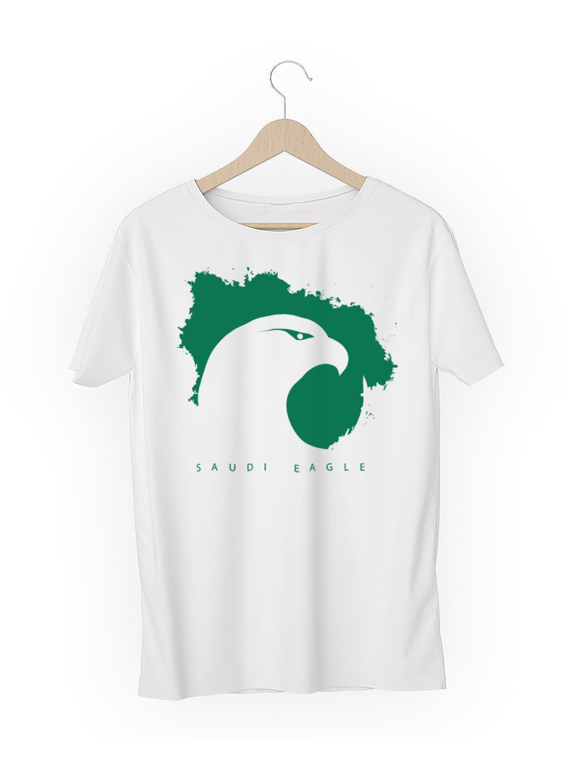 Fashion World Cotton T-shirt Printed with High-quality Saudi national team - Image 3