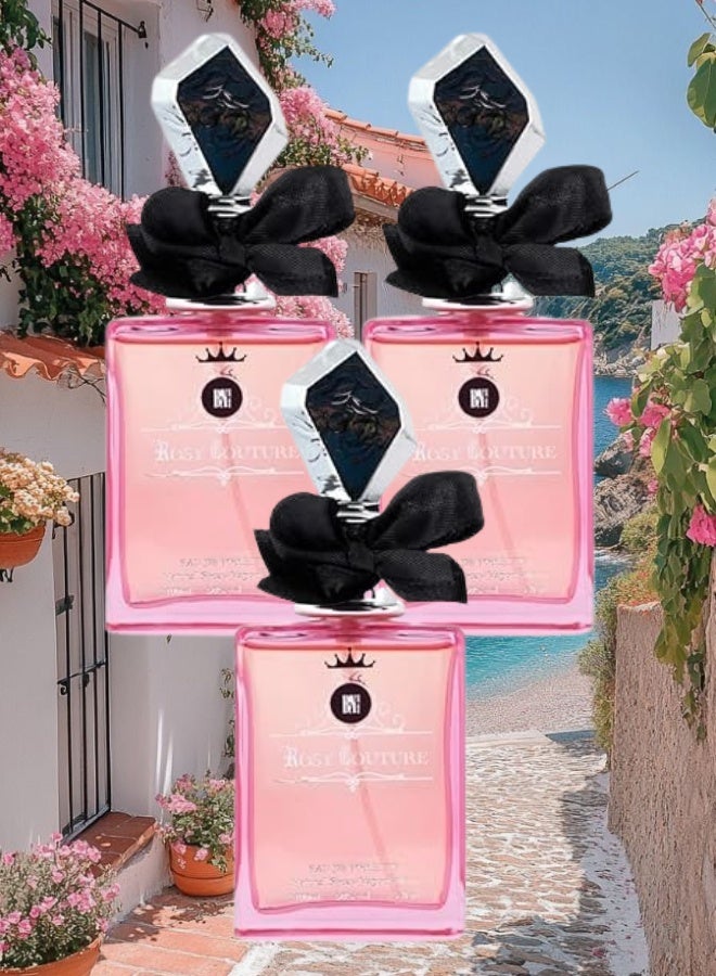 Bn Parfum 3 Pieces Rosy Couture Perfume 100ML - Image 1