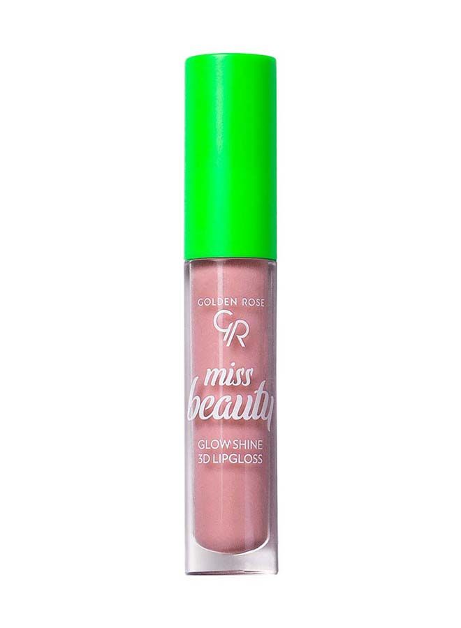 Miss Beauty Glow Shine 3D Lipgloss No 02 Baby Pink
