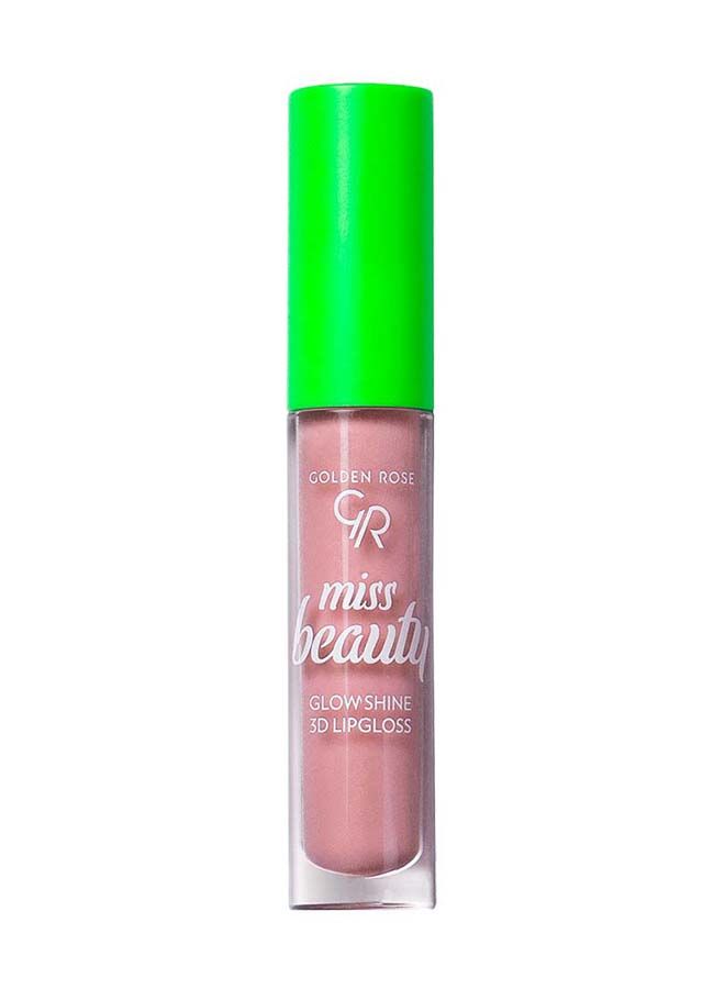 Miss Beauty Glow Shine 3D Lipgloss No 02 Baby Pink
