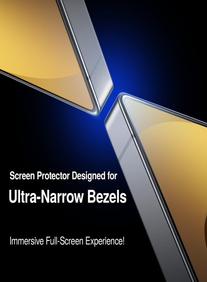 SMARTDEVIL [3 Pack for Samsung Galaxy S25 Plus Screen Protector, Finger Print Reader Compatible, Fast & Easy Installation, Clear 9H Tempered Glass Film, Alignment Frame [Dust-Free & Bubble-Free] - Image 2